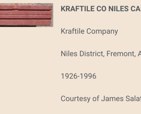 Red Pavers - Kraftile - San Jose Nehi Bottling Plant dates unknown