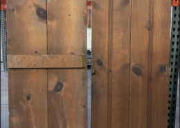 Pair Of Rustic Natural Pine Wooden Doors