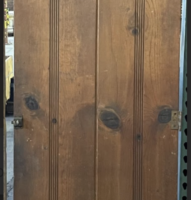 Pair Of Rustic Natural Pine Wooden Doors