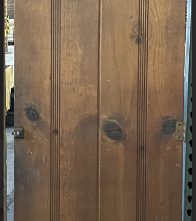 Pair Of Rustic Natural Pine Wooden Doors