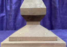 Brown Finials Tops / Caps Decorative Wood