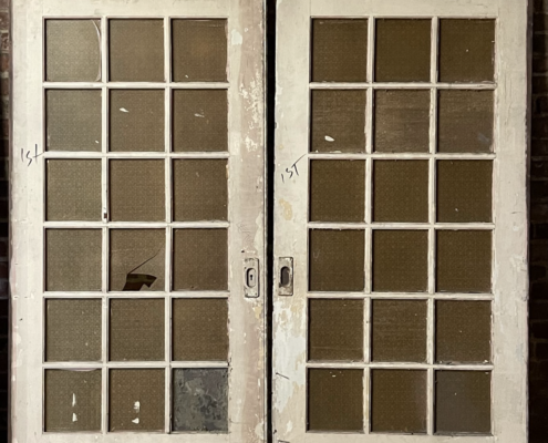 18 Lite Doors With Florentine Glass Film Overlay