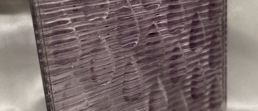 Glass Luxfer Prism Tiles - Raindrop