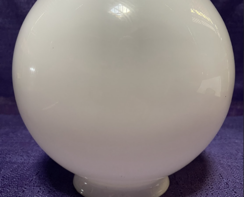 Vintage Milk Glass Globe