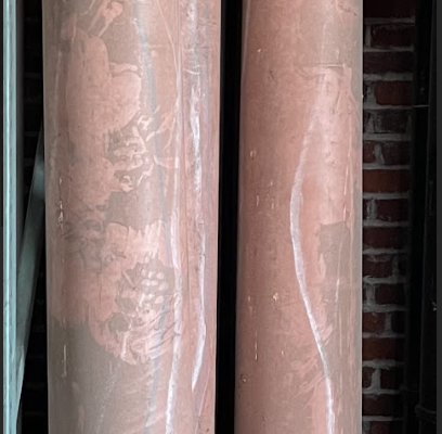 Columns With Faux Finish