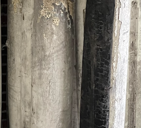 Columns Salvaged From A Fire